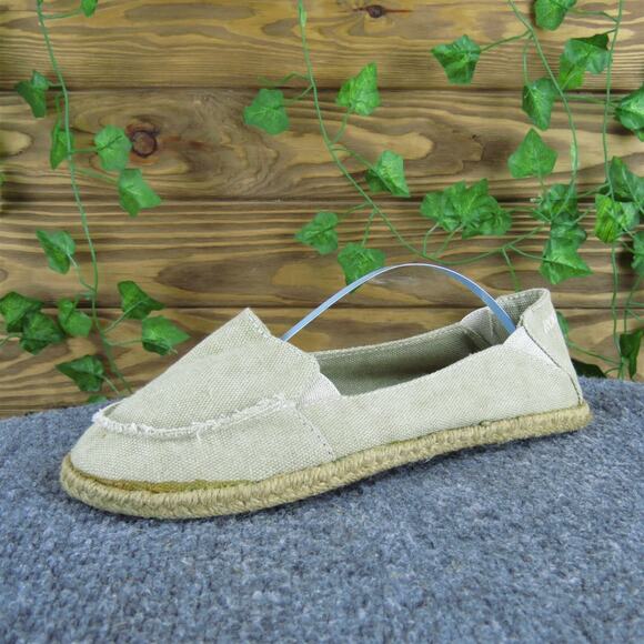 Rocket Dog Women's Espadrille Beige Fabric Sz‎ 7.5 Medium Gently Used 2025 - Picture 1 of 6